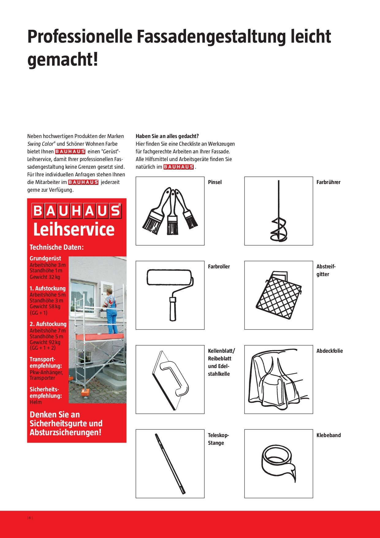 Volantino Bauhaus. Pagina 6.