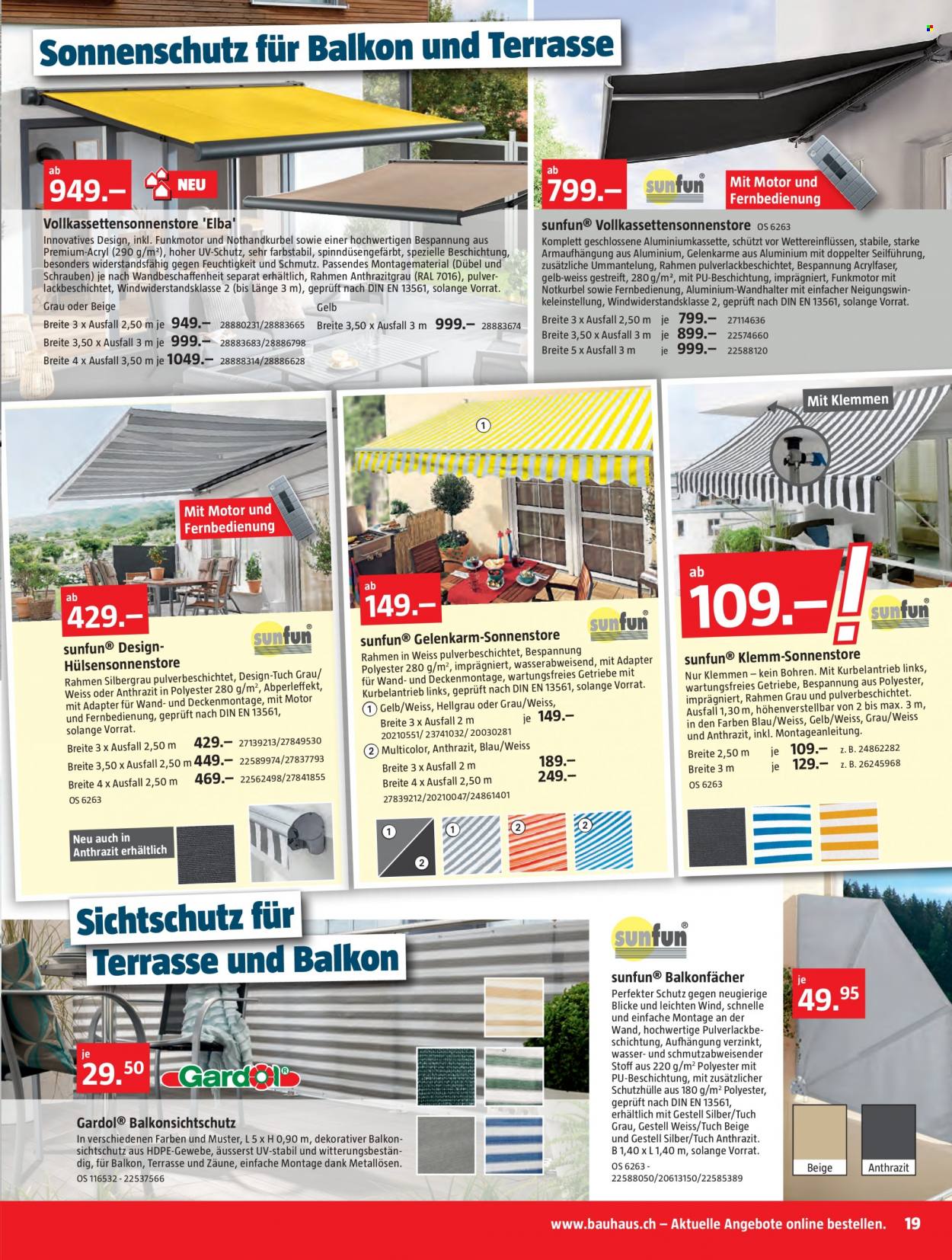 Volantino Bauhaus - 2.5.2022 - 29.5.2022. Pagina 19.