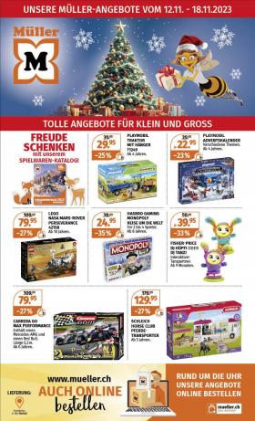 Müller - Spielwaren-Angebote für Klein und Gross