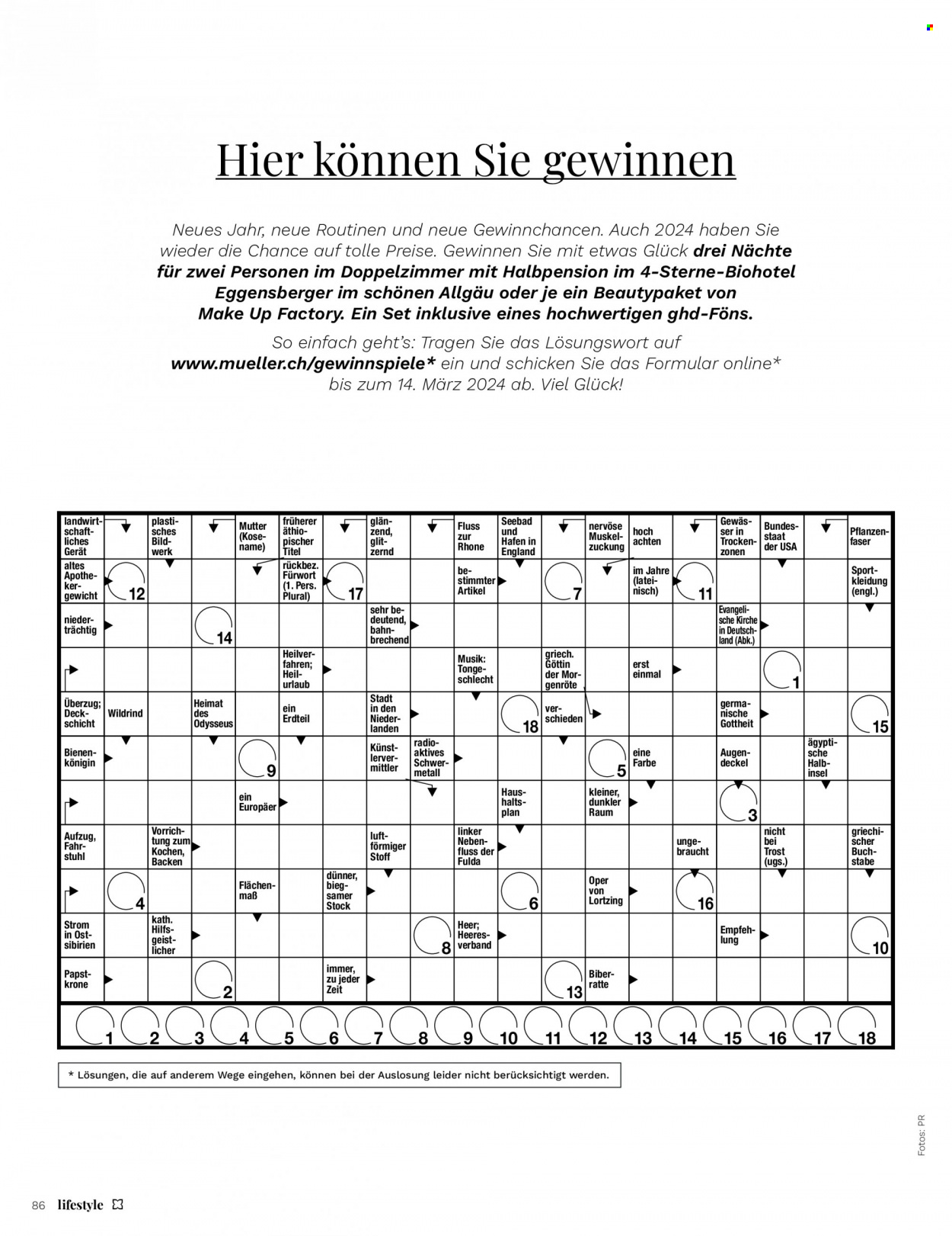 Volantino Müller - 1.1.2024 - 29.2.2024. Pagina 86.