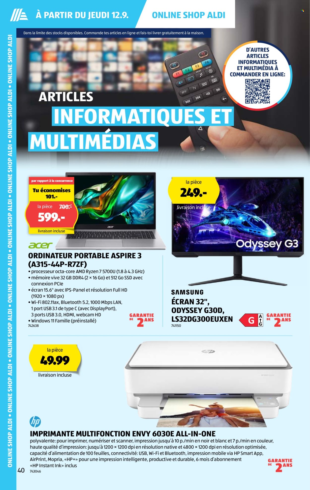 Volantino Aldi - 12.9.2024 - 18.9.2024. Pagina 40.