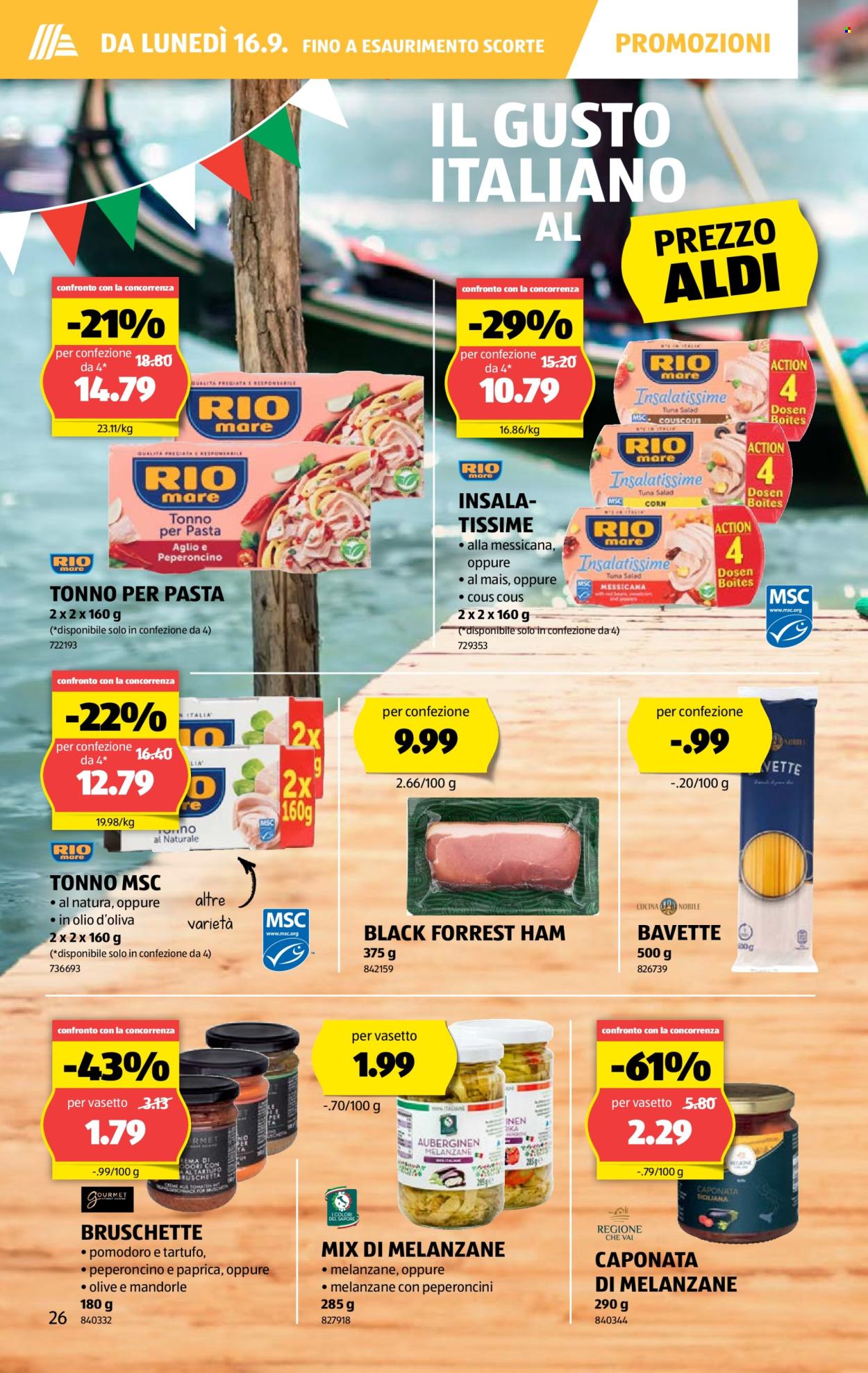 Volantino Aldi - 12.9.2024 - 18.9.2024. Pagina 26.