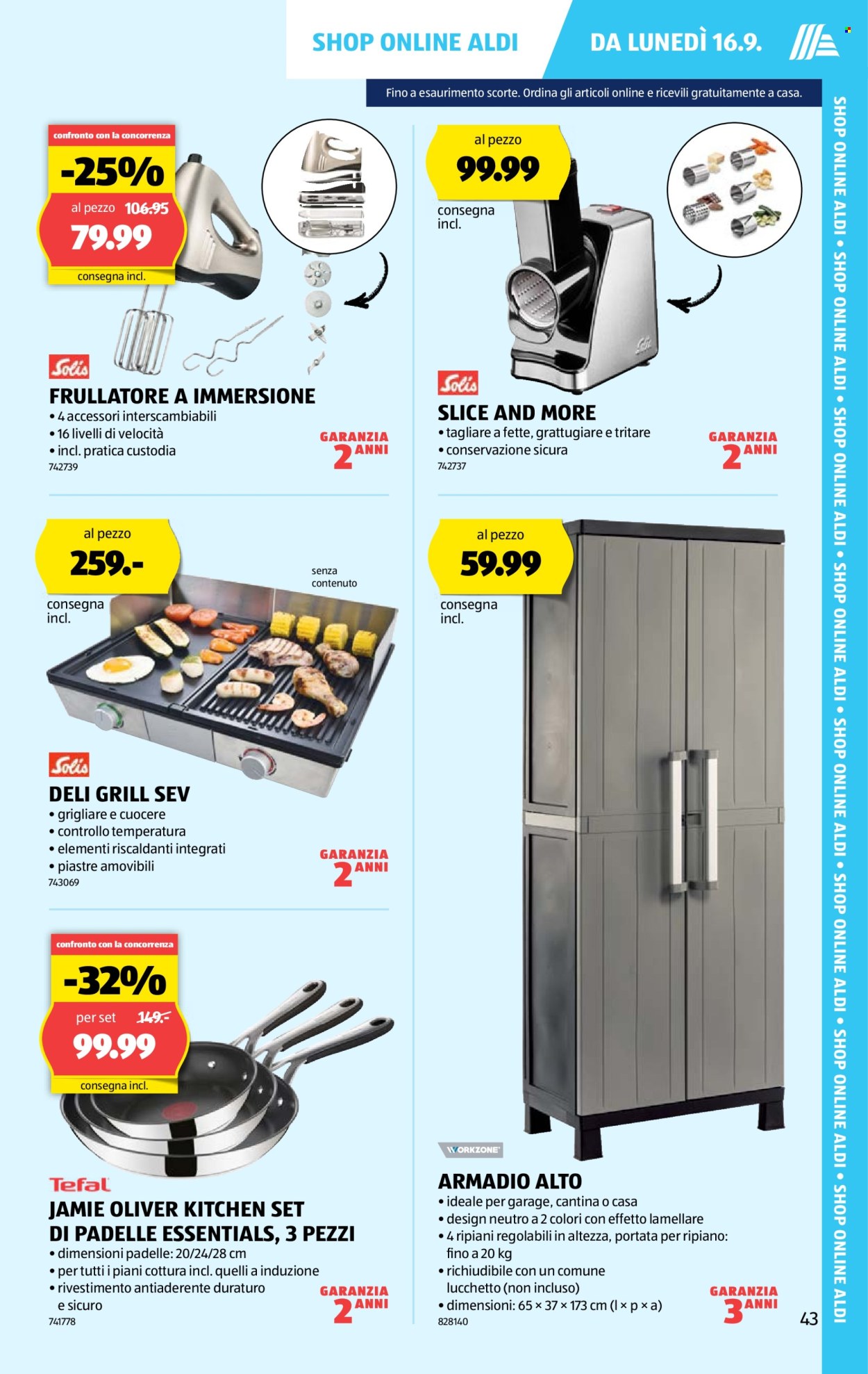 Volantino Aldi - 12.9.2024 - 18.9.2024. Pagina 43.