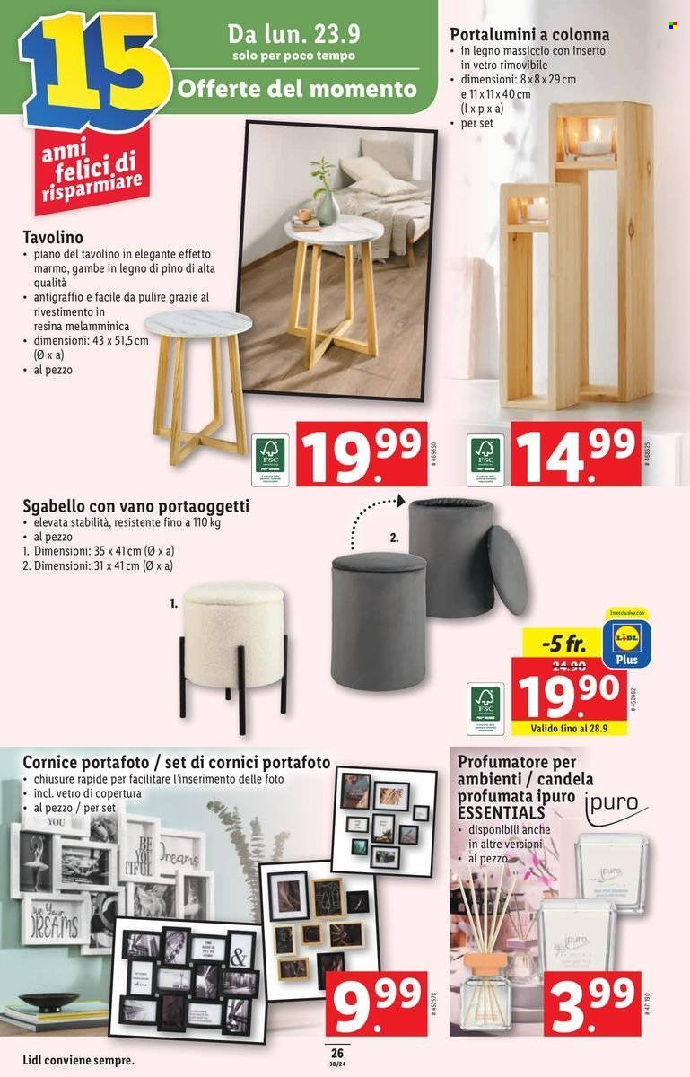 Volantino Lidl - 19.9.2024 - 25.9.2024. Pagina 26.