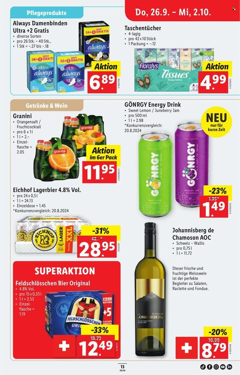 Volantino Lidl - 26.9.2024 - 2.10.2024. Pagina 13.