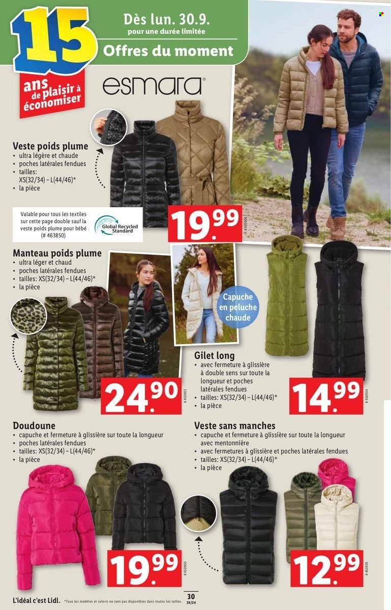 Volantino Lidl - 26.9.2024 - 2.10.2024. Pagina 30.