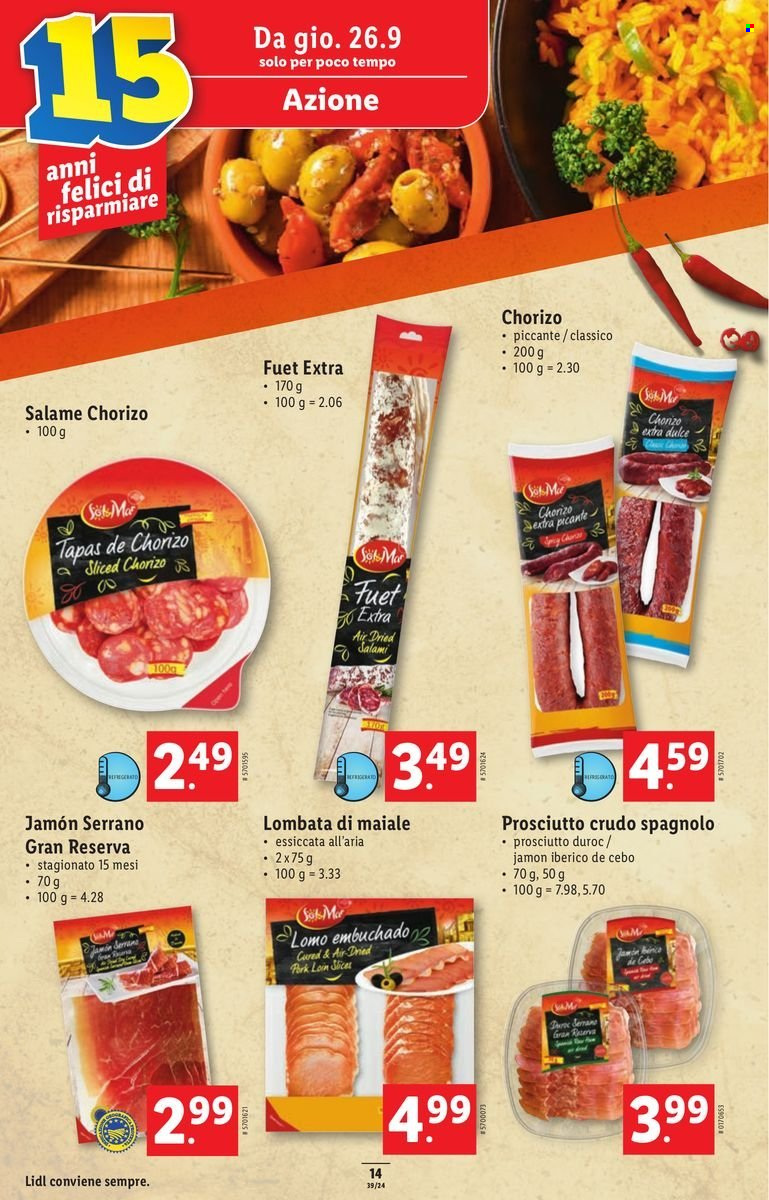 Volantino Lidl - 26.9.2024 - 2.10.2024. Pagina 14.