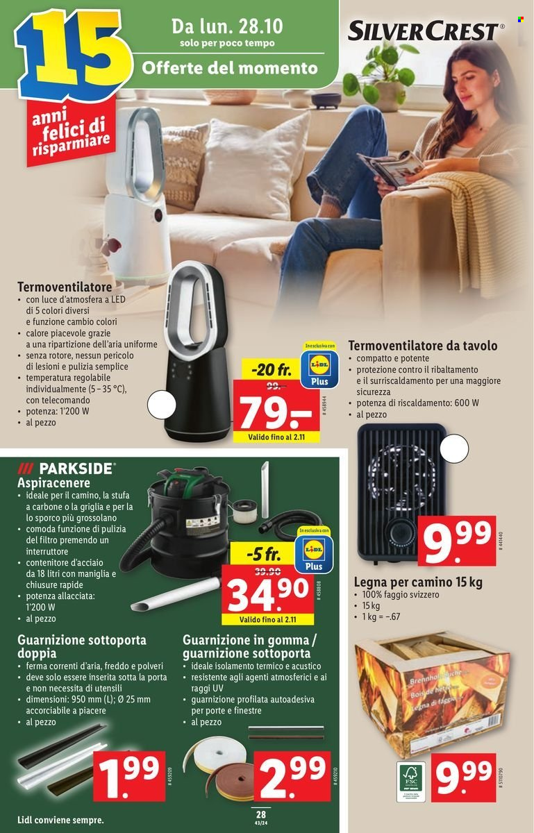 Volantino Lidl - 24.10.2024 - 30.10.2024. Pagina 28.