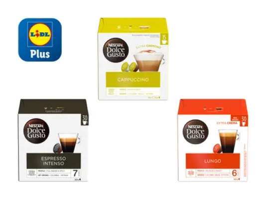 Capsule di caffè Nescafé Dolce Gusto XXL in esclusiva con Lidl Plus