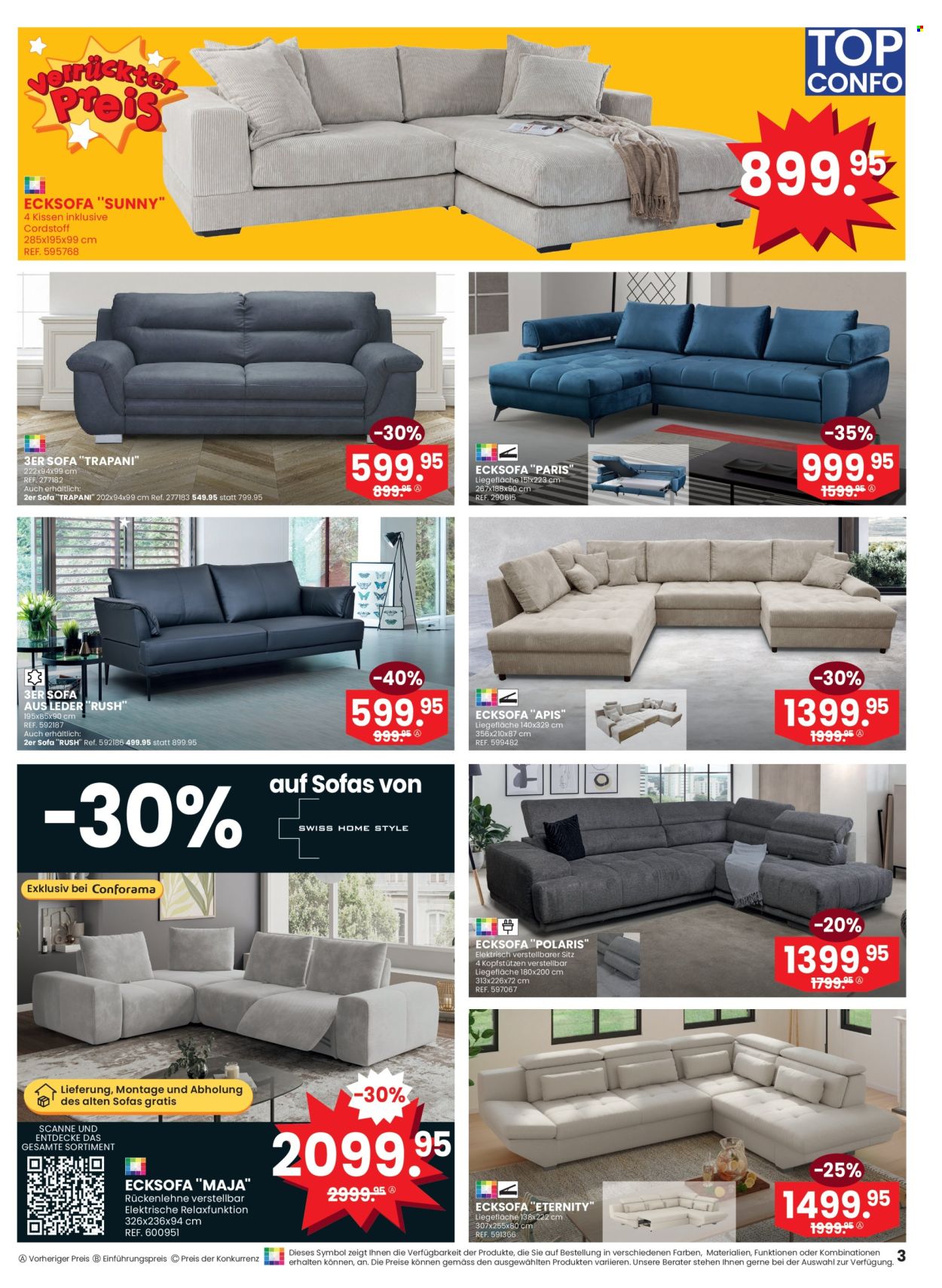 Volantino Conforama - 12.11.2024 - 23.11.2024. Pagina 3.