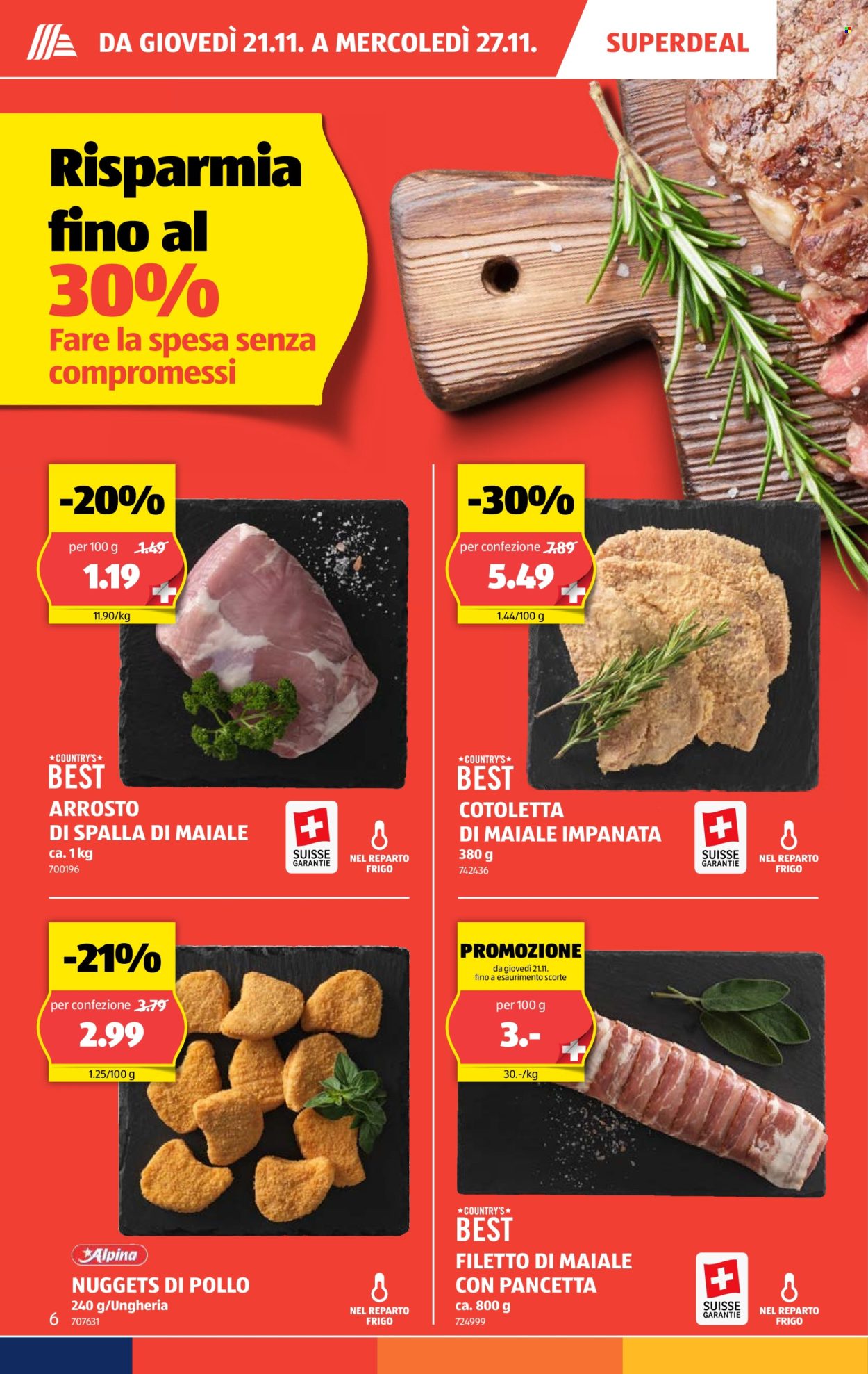 Volantino Aldi - 21.11.2024 - 27.11.2024. Pagina 6.