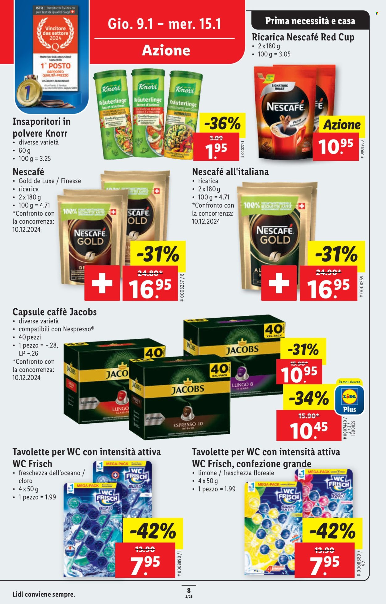 Volantino Lidl - 9.1.2025 - 15.1.2025. Pagina 8.