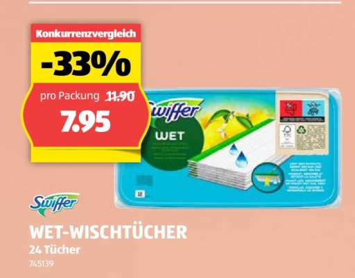 Swiffer WET-WISCHTÜCHER