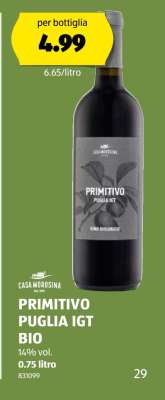 PRIMITIVO PUGLIA IGT BIO