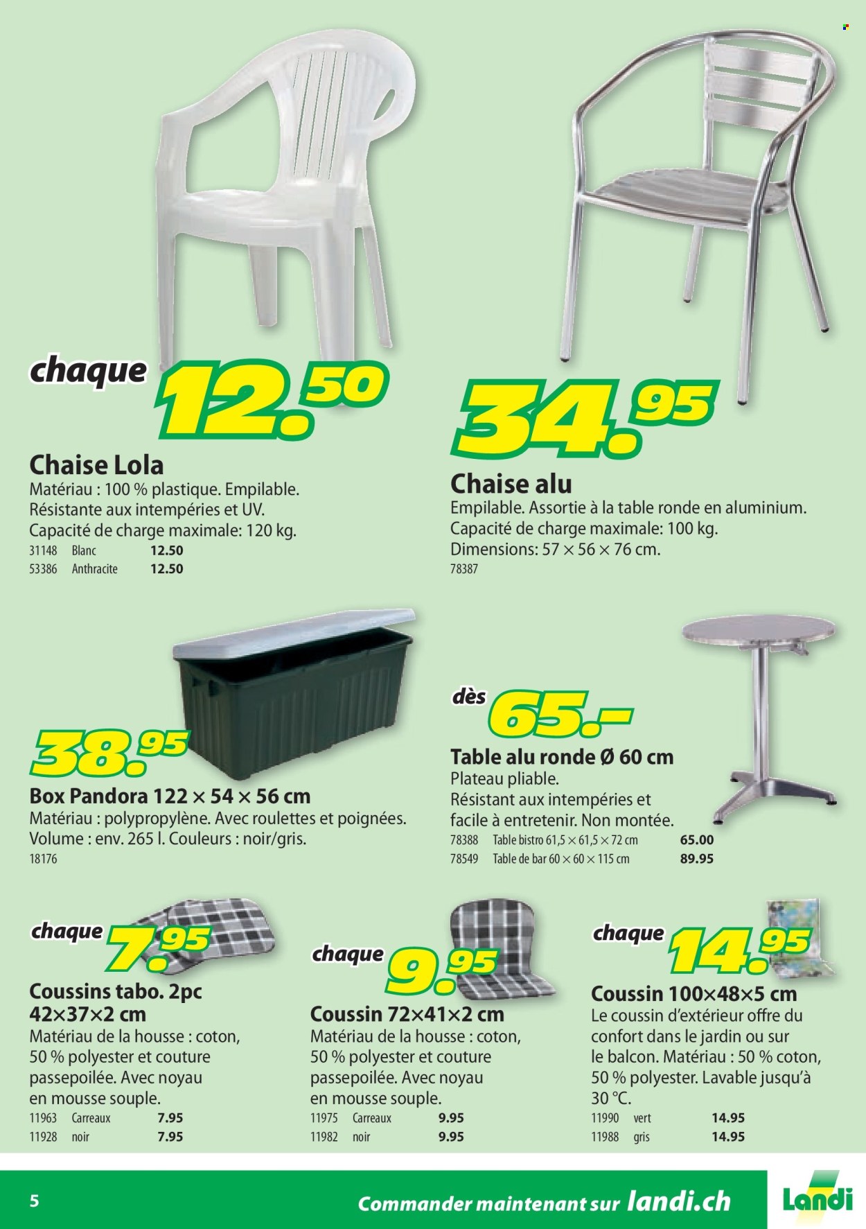 Volantino Landi. Pagina 5.