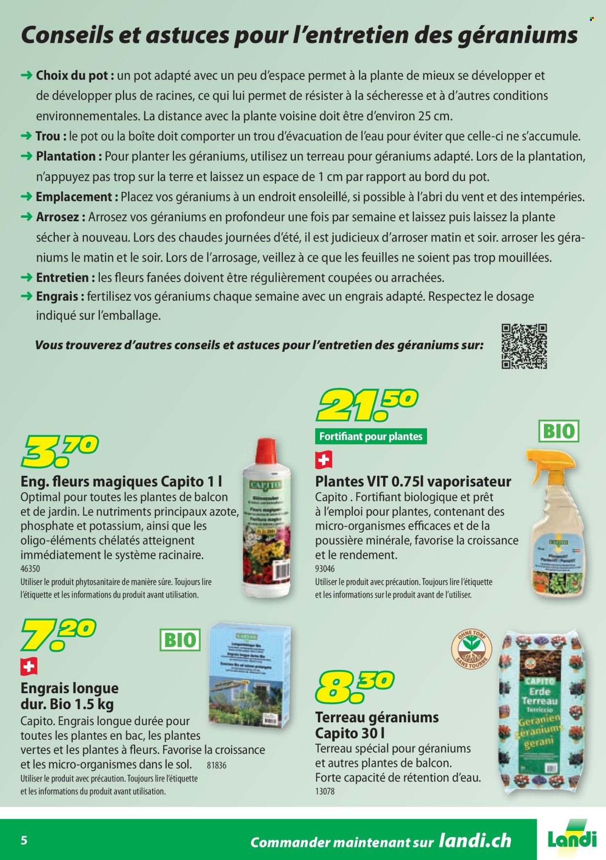 Volantino Landi. Pagina 5.