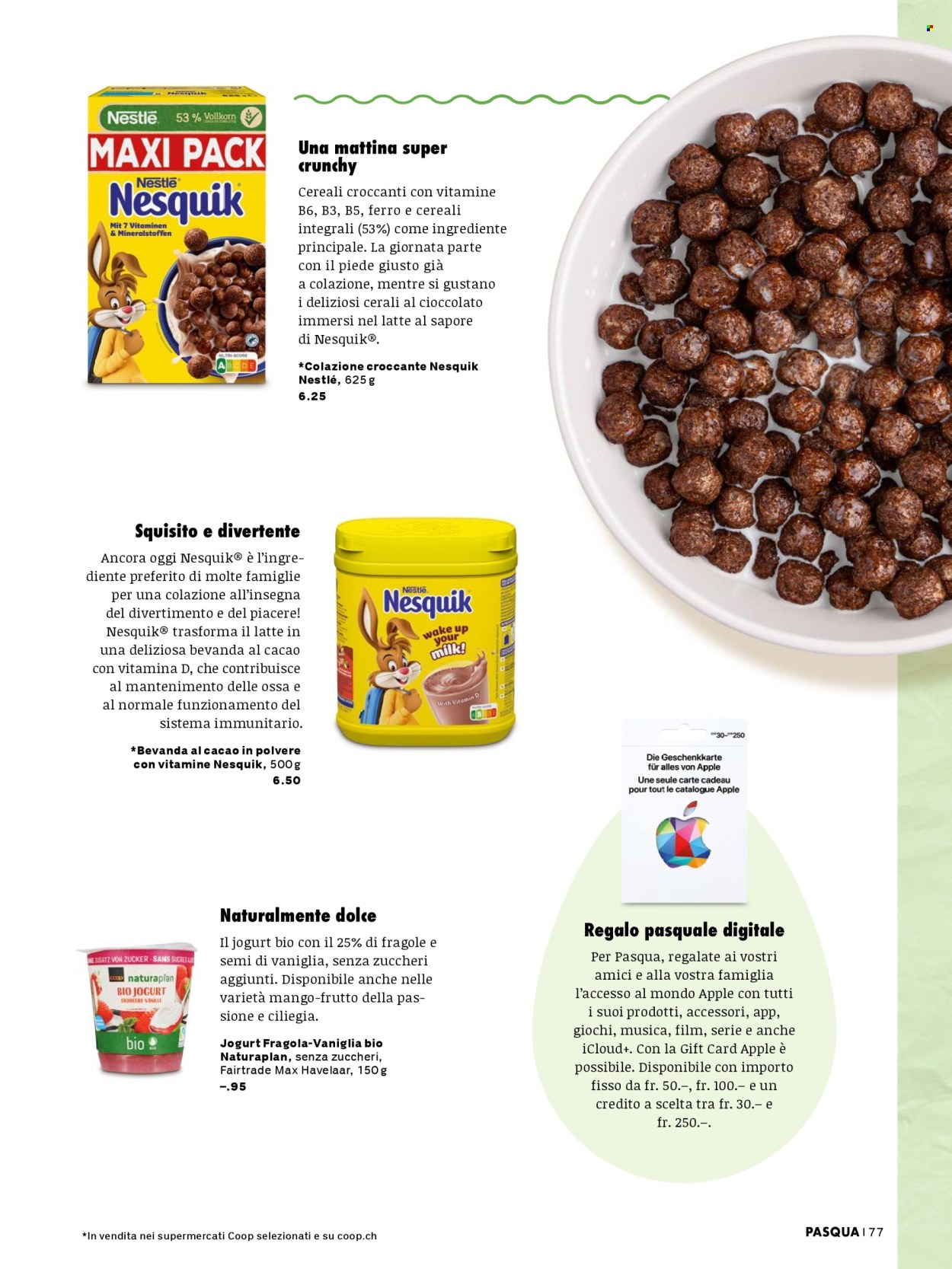 Volantino Coop. Pagina 77.
