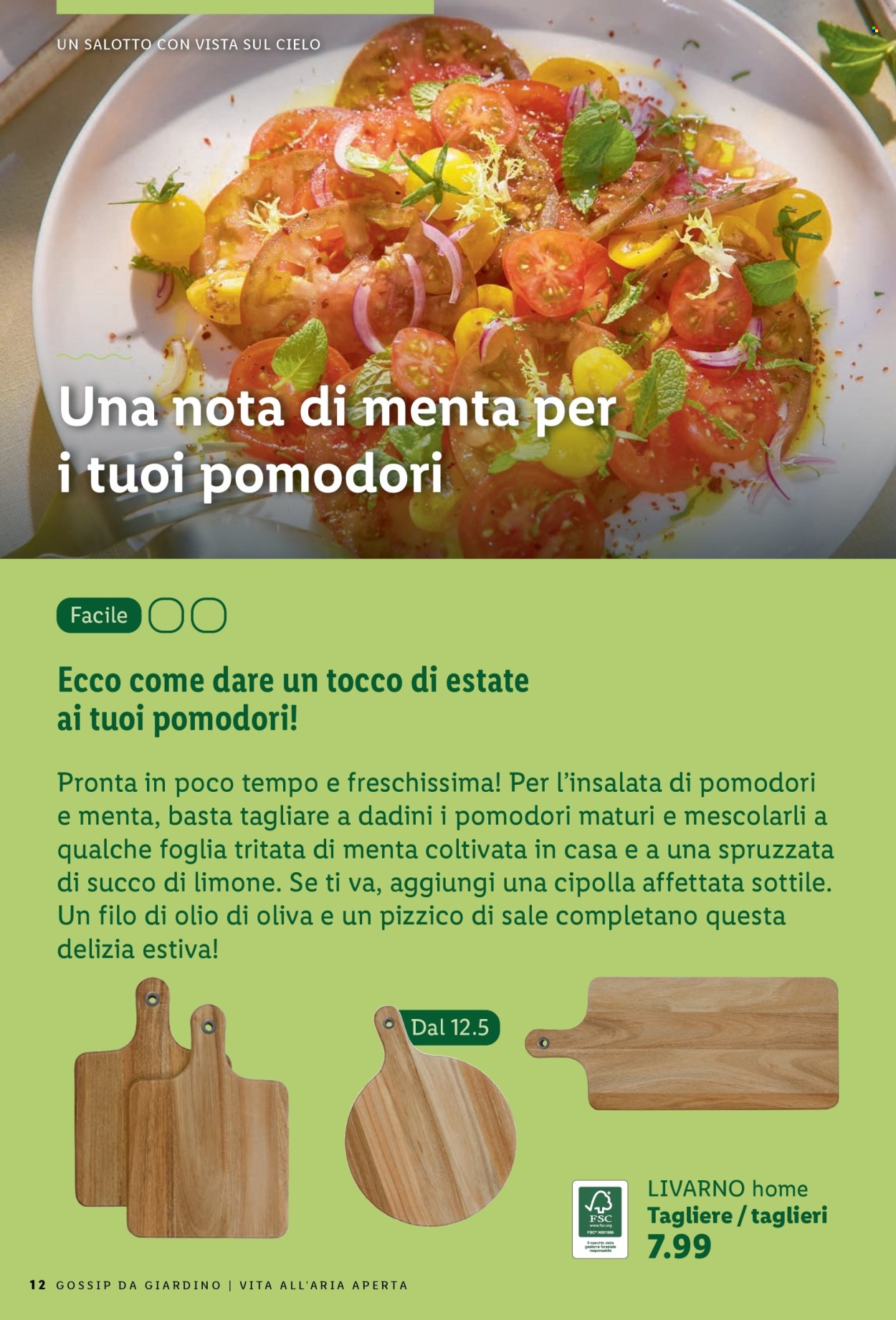 Volantino Lidl. Pagina 12.