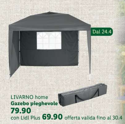 LIVARNO home Gazebo pieghevole