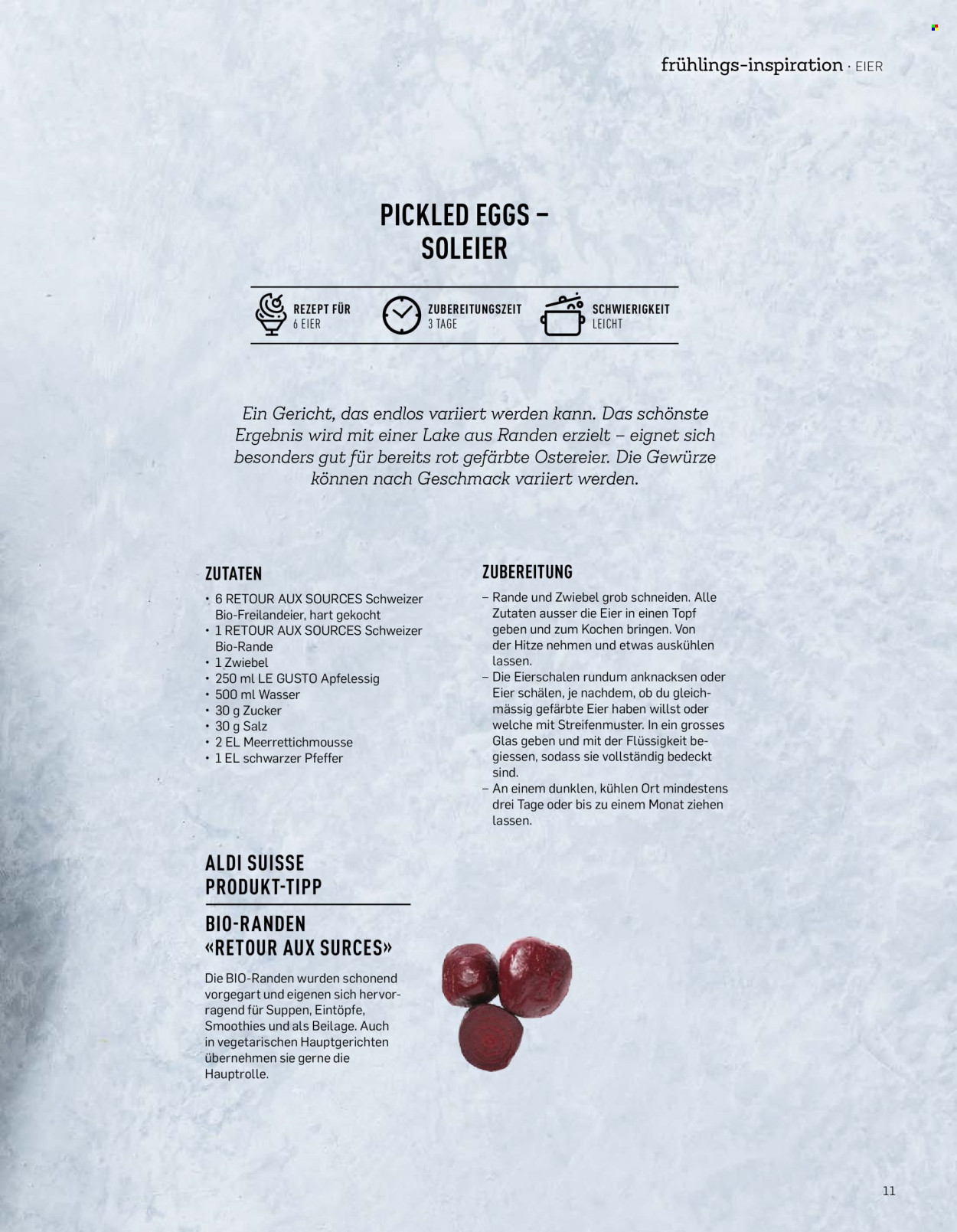 Volantino Aldi. Pagina 11.