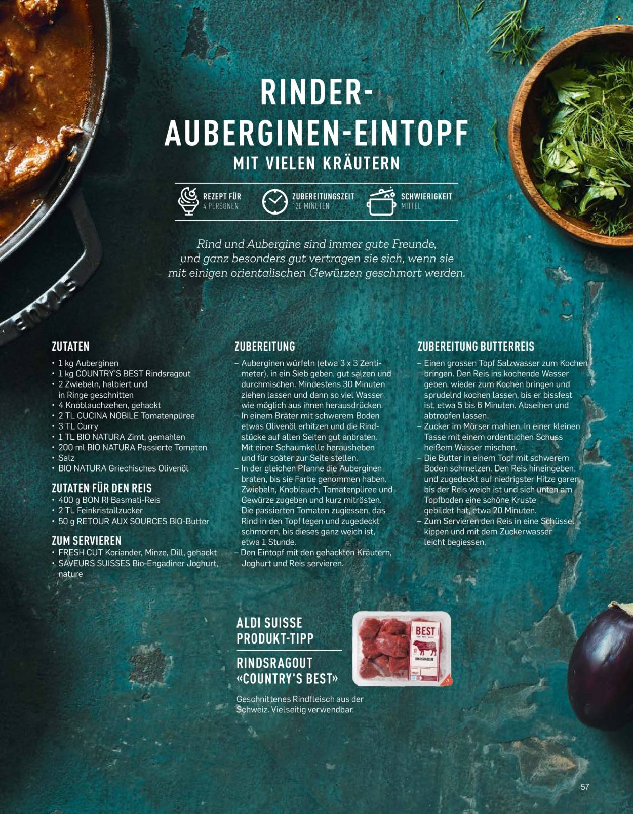 Volantino Aldi. Pagina 57.