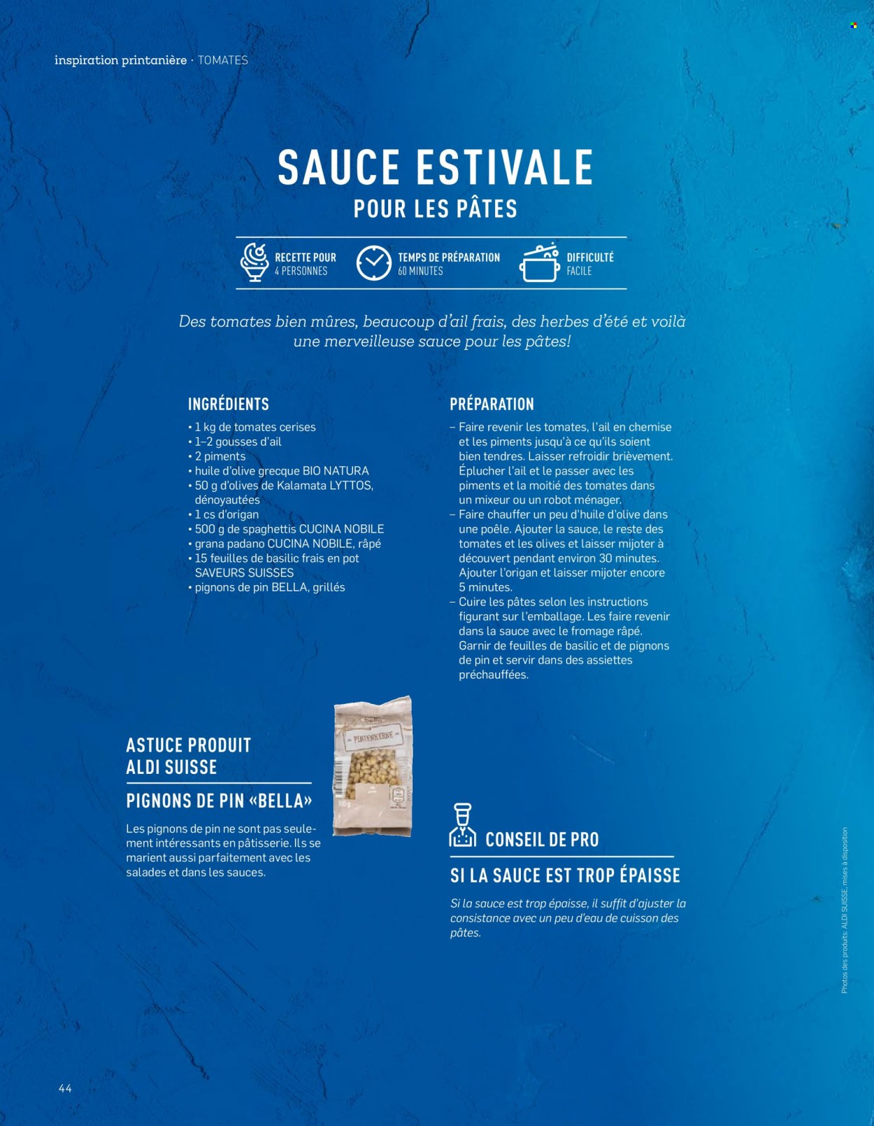 Volantino Aldi. Pagina 44.