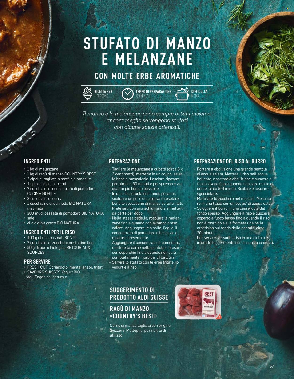 Volantino Aldi. Pagina 57.