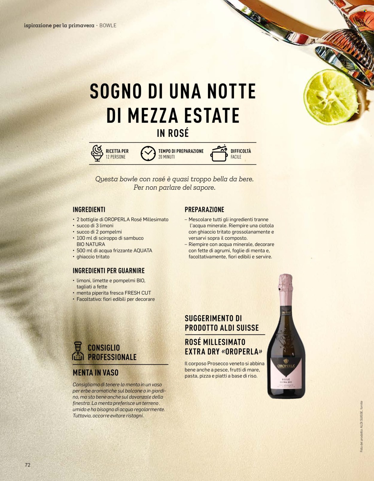 Volantino Aldi. Pagina 72.