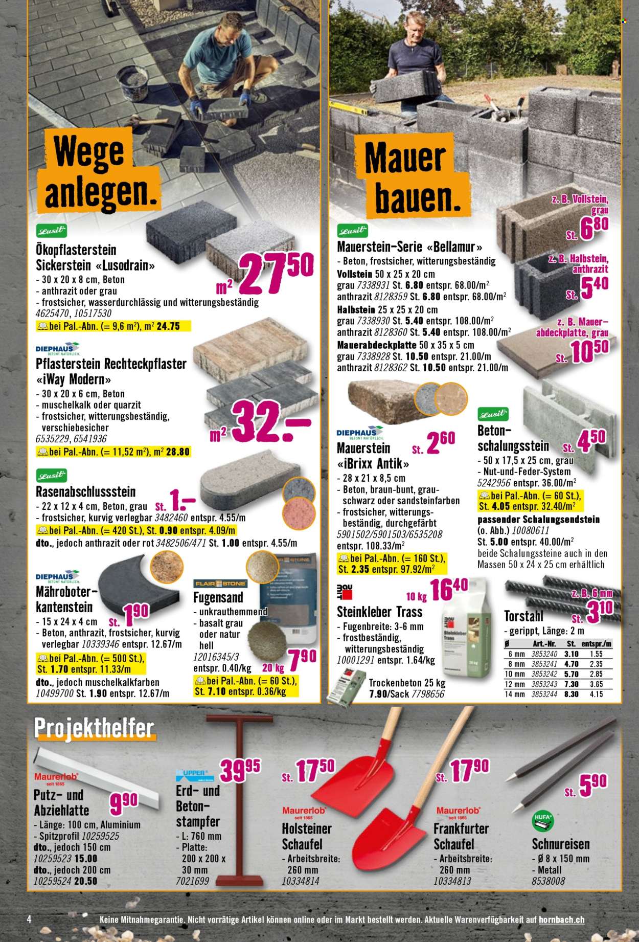 Volantino Hornbach - 23.4.2025 - 20.5.2025. Pagina 4.
