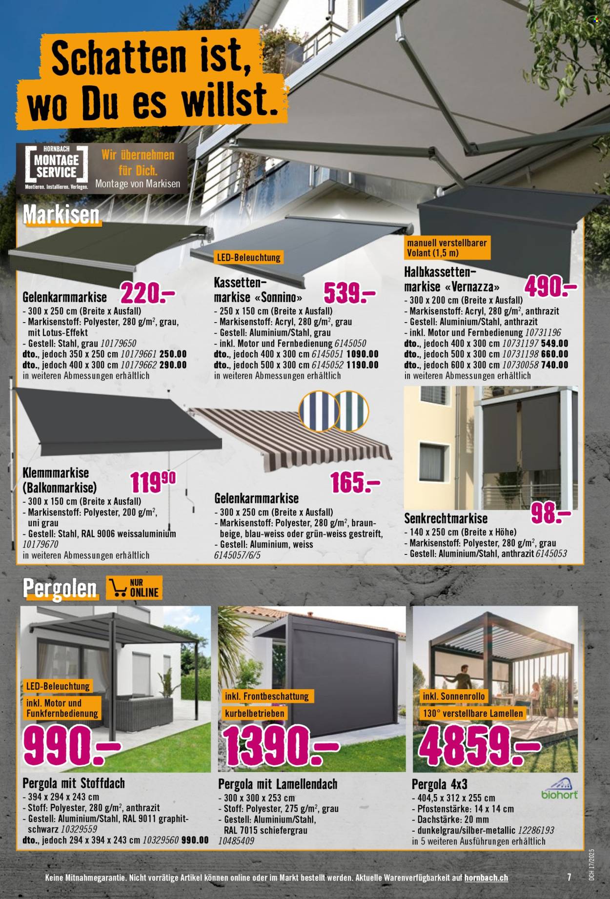 Volantino Hornbach - 23.4.2025 - 20.5.2025. Pagina 7.