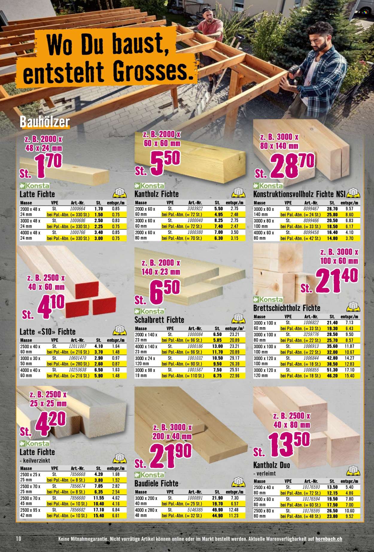 Volantino Hornbach - 23.4.2025 - 20.5.2025. Pagina 10.