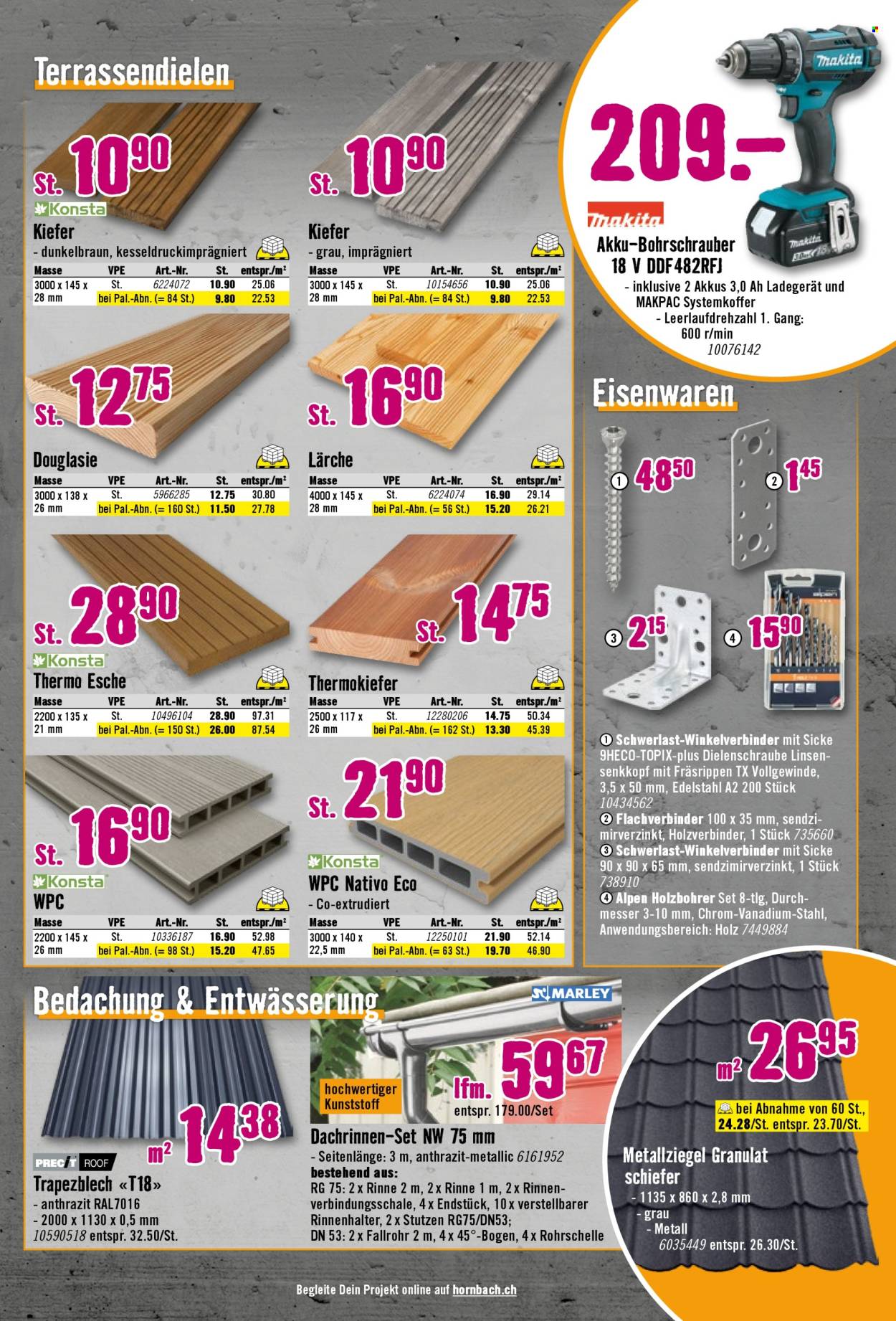 Volantino Hornbach - 23.4.2025 - 20.5.2025. Pagina 11.