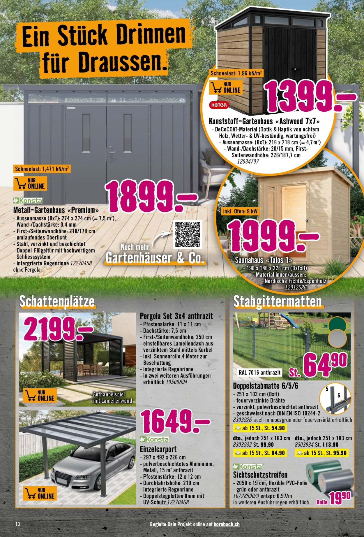 Volantino Hornbach - 23.4.2025 - 20.5.2025. Pagina 12.