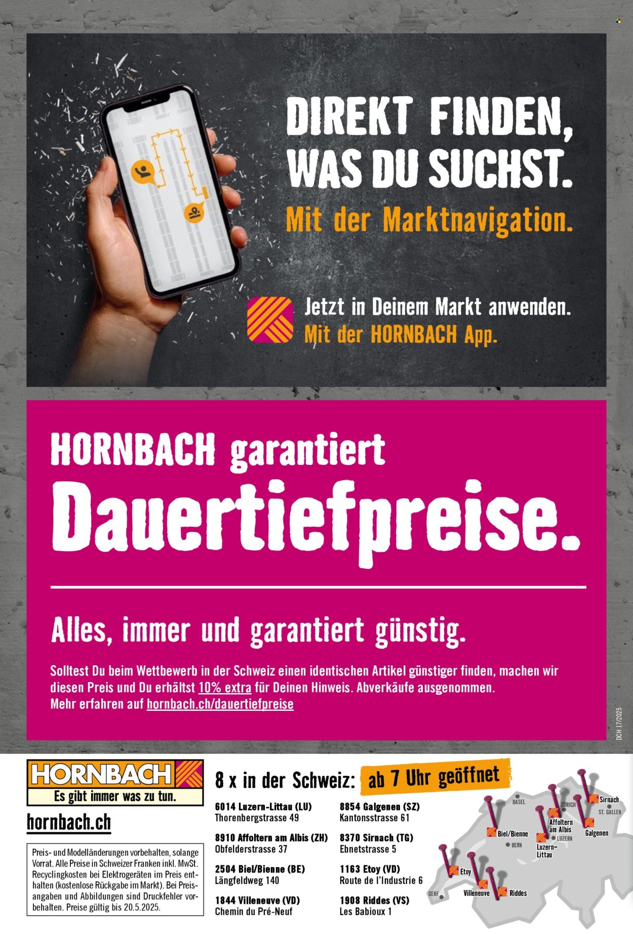 Volantino Hornbach - 23.4.2025 - 20.5.2025. Pagina 16.