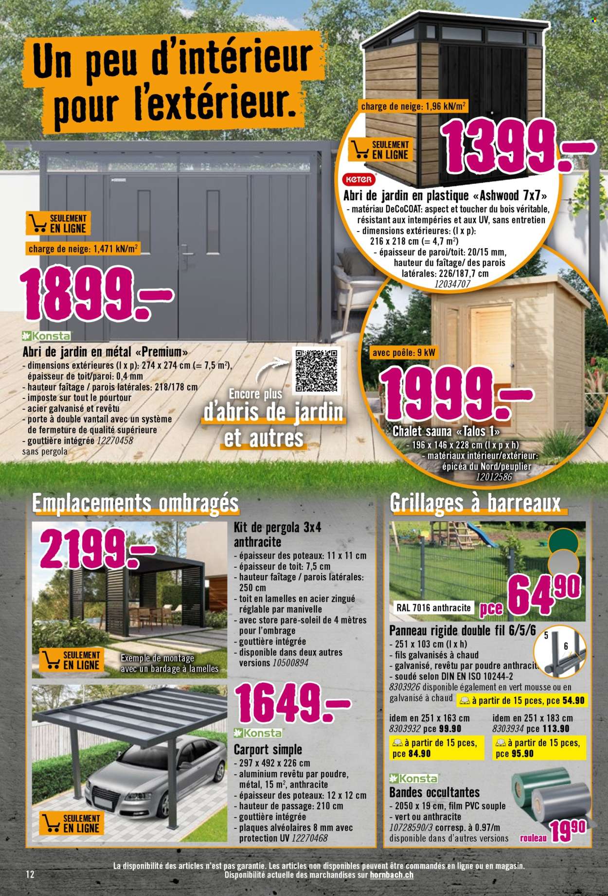 Volantino Hornbach - 23.4.2025 - 20.5.2025. Pagina 12.