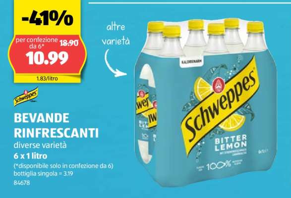 Schweppes BEVANDE RINFRESCANTI