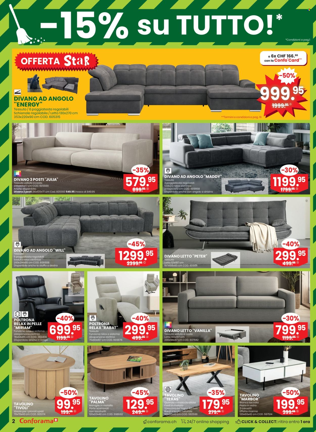 Volantino Conforama - 30.4.2025 - 13.5.2025. Pagina 2.