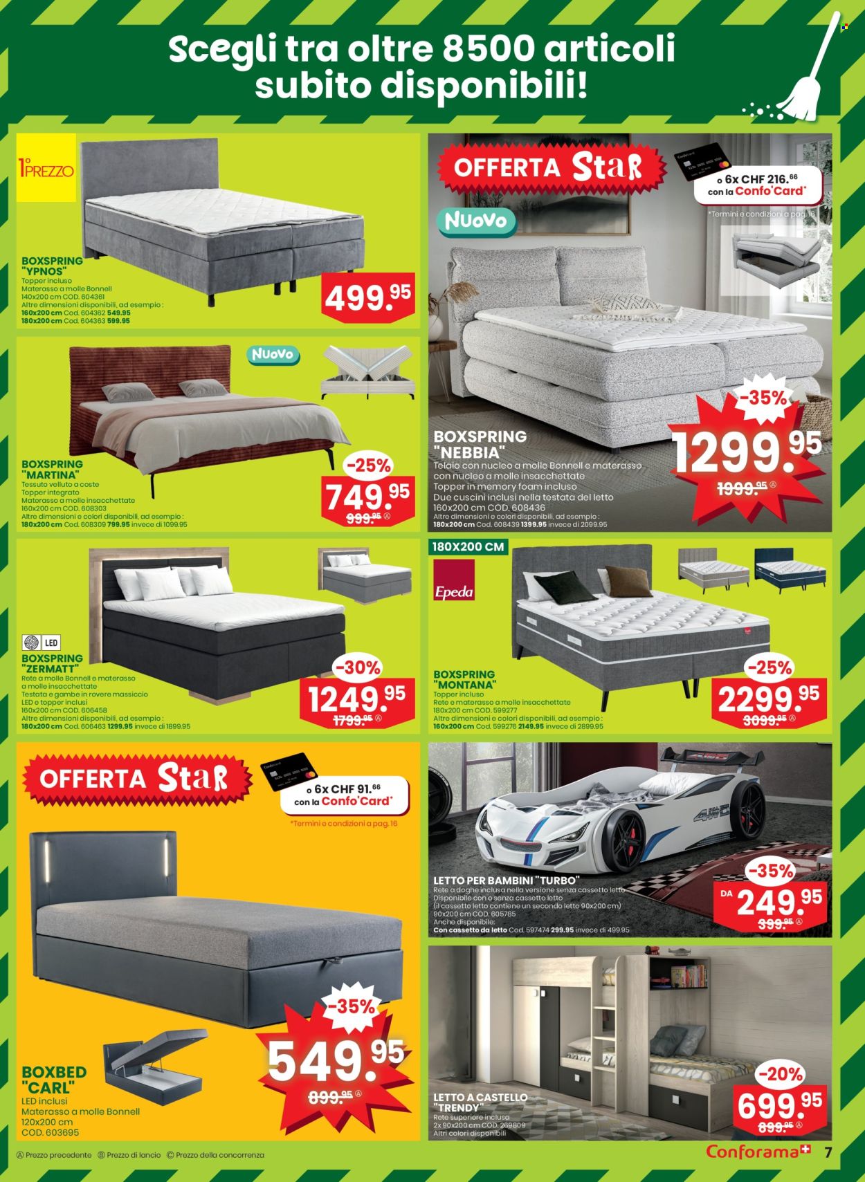 Volantino Conforama - 30.4.2025 - 13.5.2025. Pagina 7.