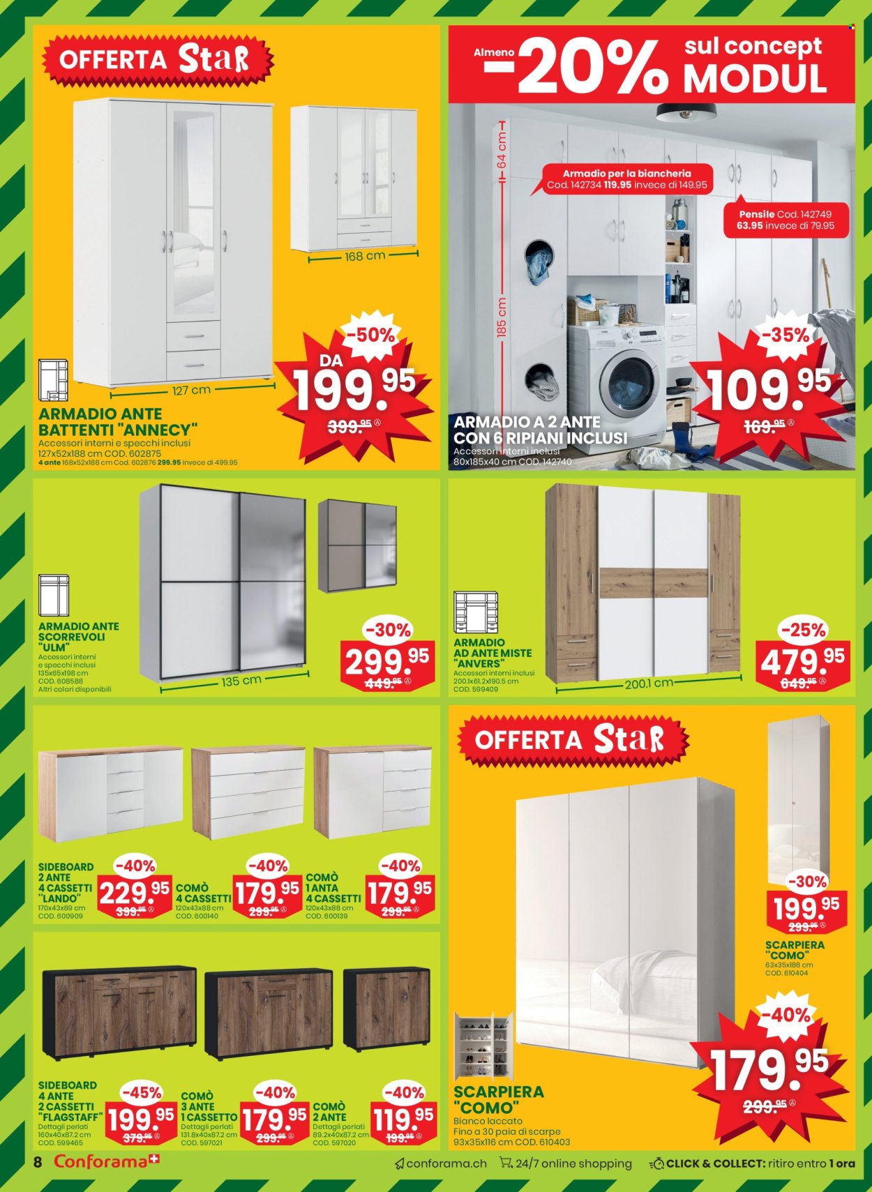 Volantino Conforama - 30.4.2025 - 13.5.2025. Pagina 8.
