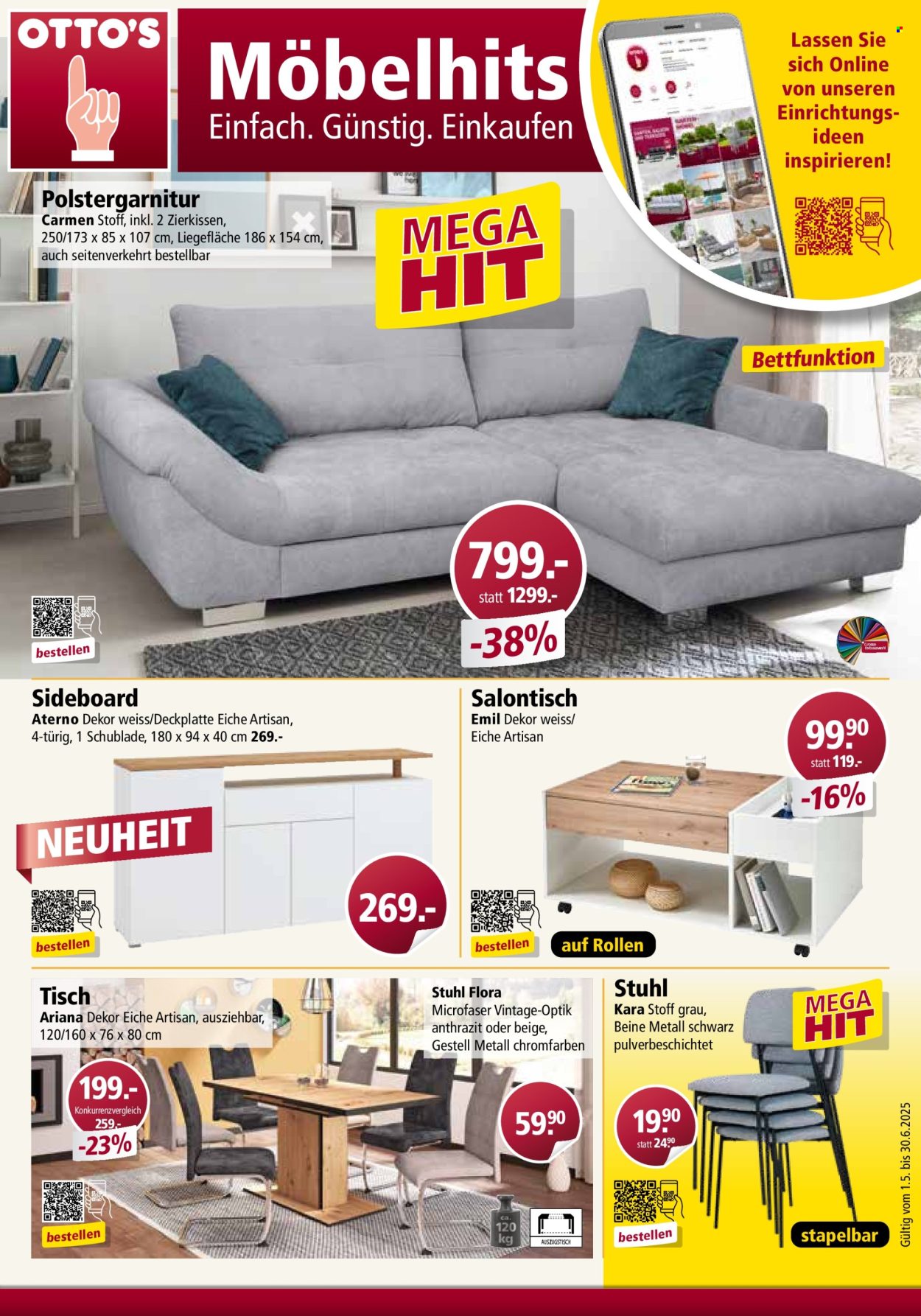 Volantino Otto's - 1.5.2025 - 30.6.2025. Pagina 1.