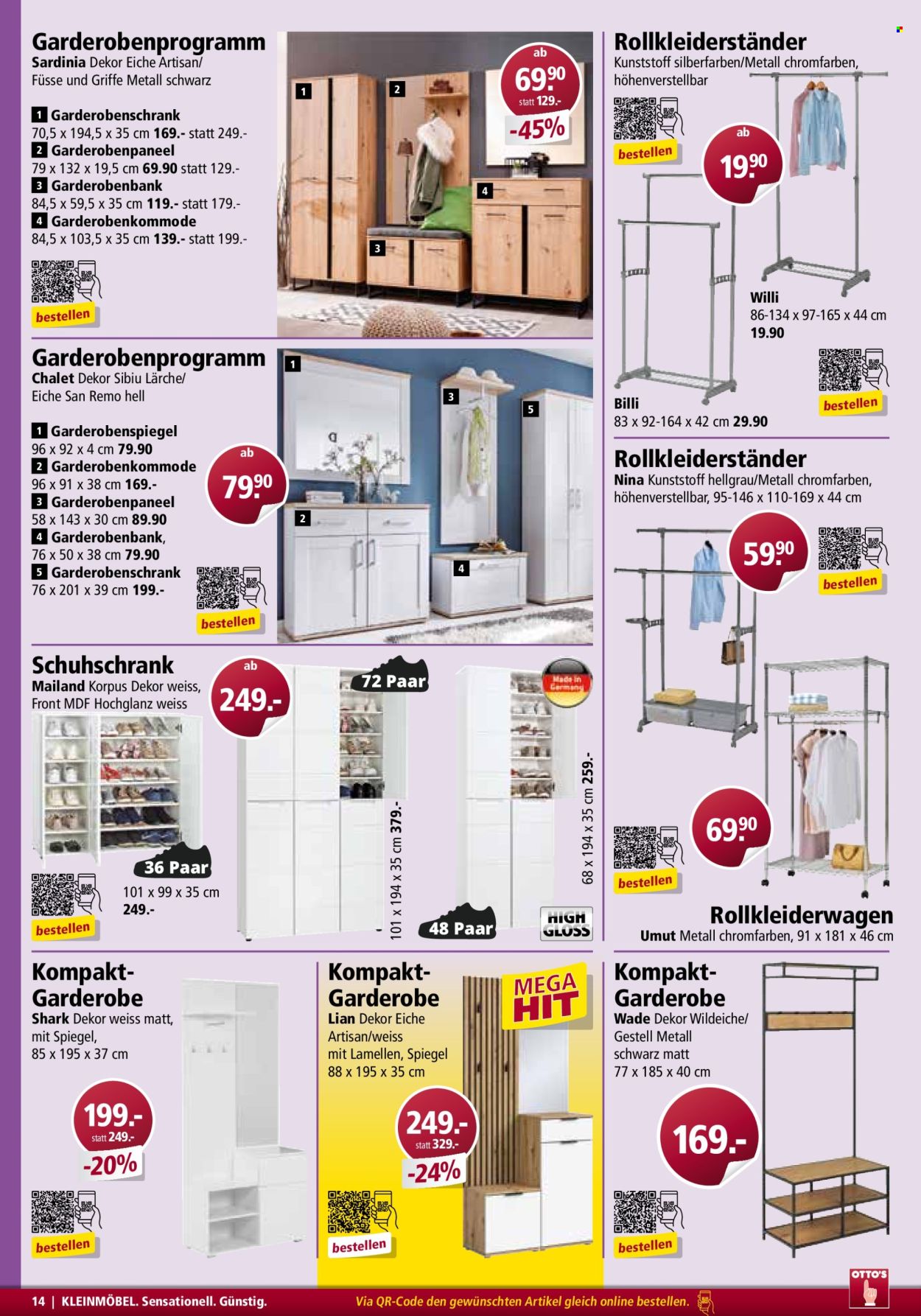 Volantino Otto's - 1.5.2025 - 30.6.2025. Pagina 14.