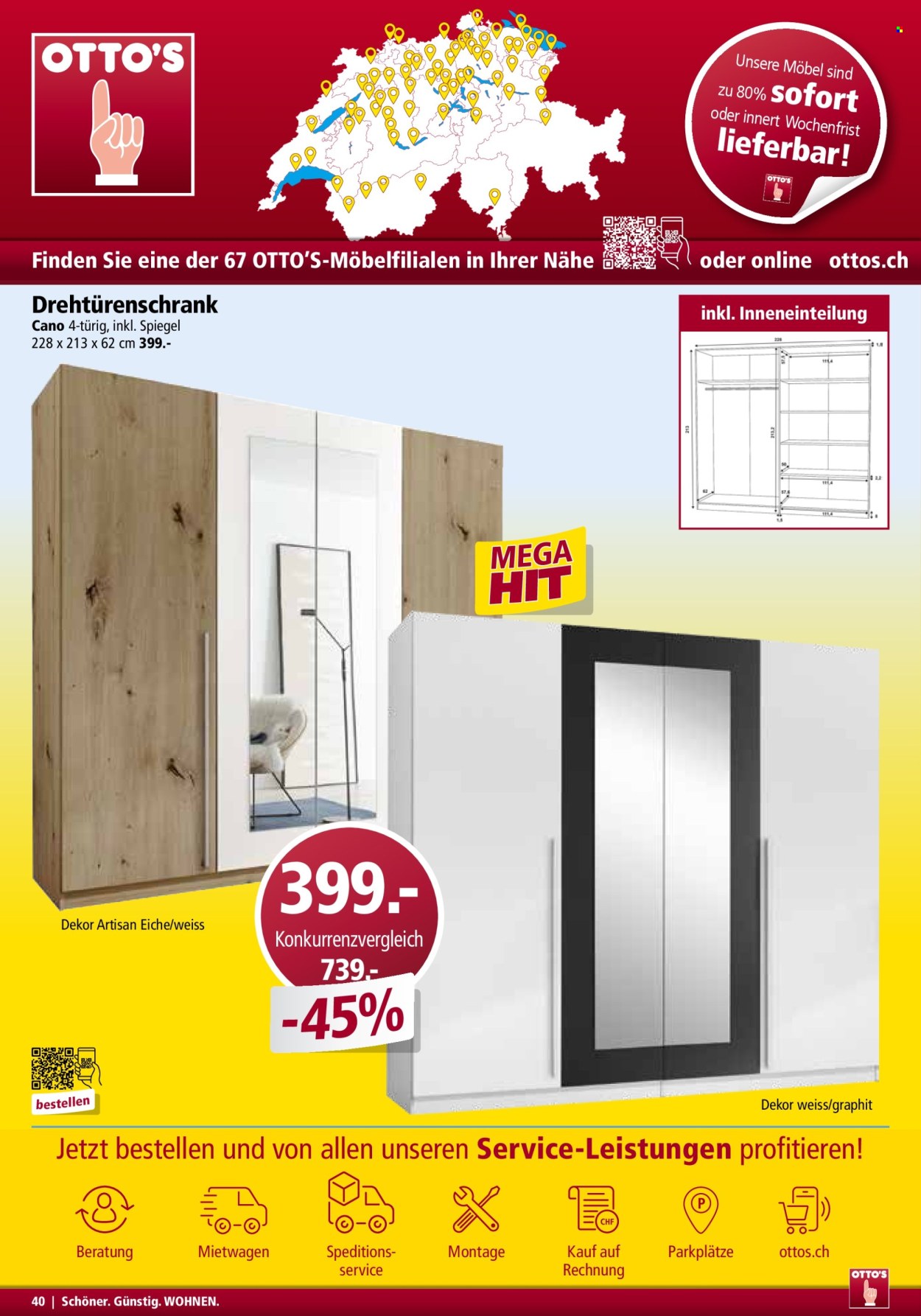 Volantino Otto's - 1.5.2025 - 30.6.2025. Pagina 40.
