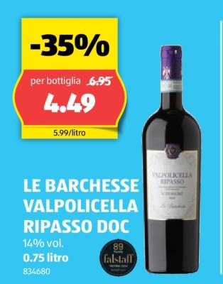 LE BARCHESE VALPOLICELLA RIPASSO DOC