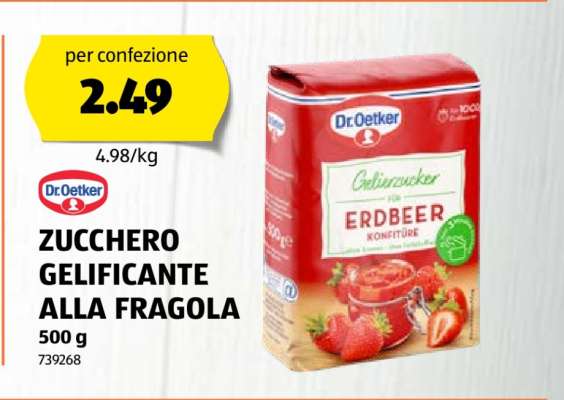 Dr. Oetker ZUCCHERO GELIFICANTE ALLA FRAGOLA