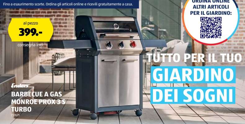 Enders BARBECUE A GAS MONROE PROX 3 S TURBO