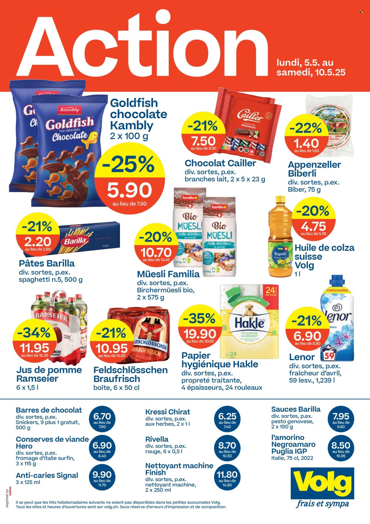 Volantino Volg - 5.5.2025 - 10.5.2025. Pagina 1.