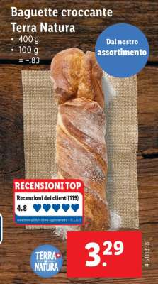 Baguette croccante Terra Natura