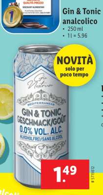 Gin & Tonic analcolico
