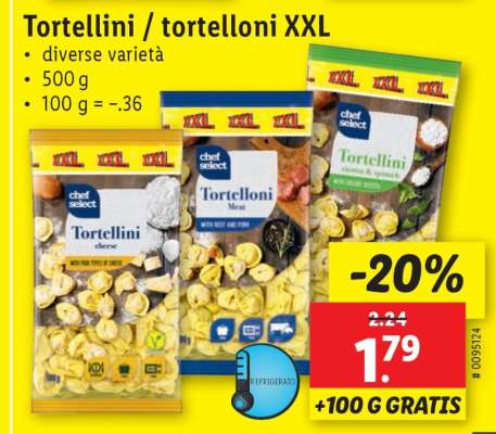 Tortellini/​tortelloni XXL