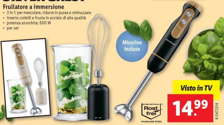 Frullatore a immersione